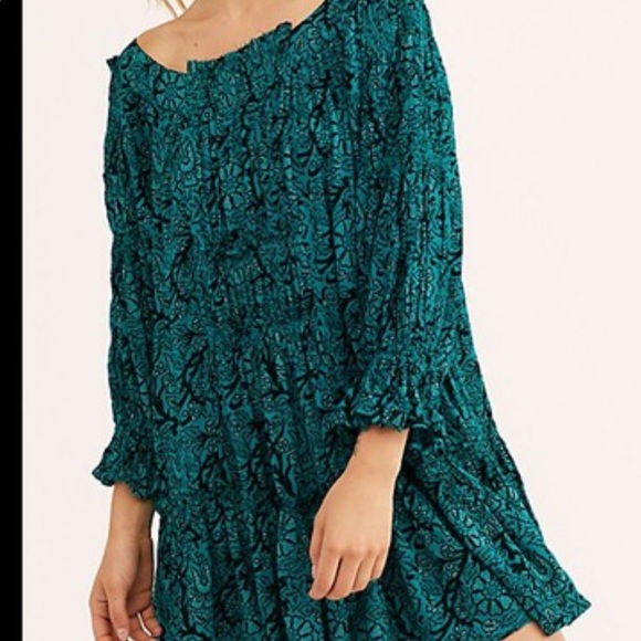 NWT $128 FREE PEOPLE TUNIC DRESS L - XL - Picture 1 of 16